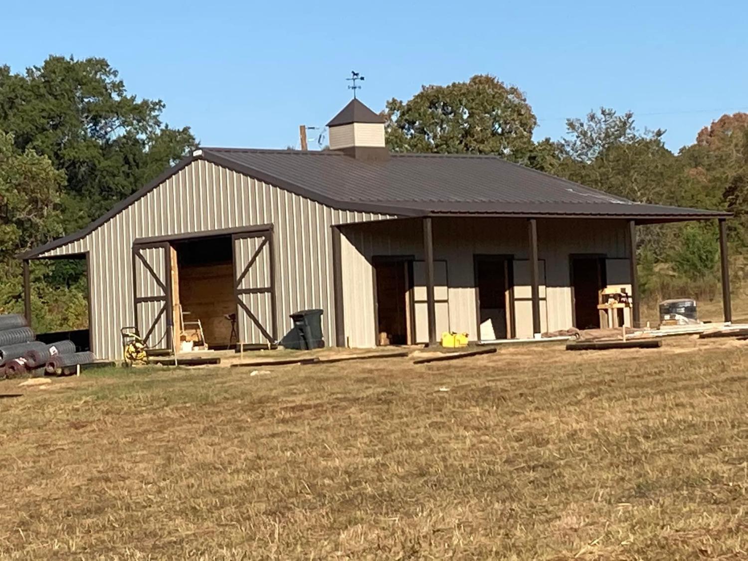 Barn and porch